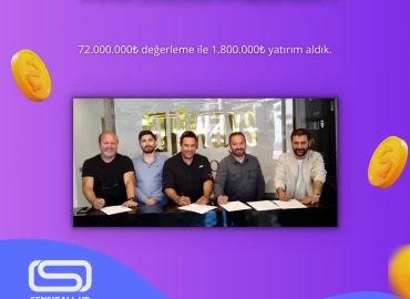 1.8 MİLYON TL YATIRIM ALDIK!